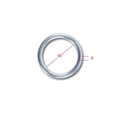 Ogniwo stalowe ocynkowane 5 mm, WLL 125 kg Robur