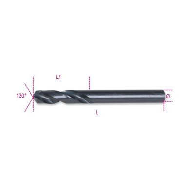 Wiertło kręte szlifowane cylindryczne HSS 3,25 mm DIN1897, 412C Beta