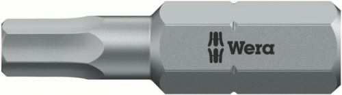 Bit ciagliwo-twardy 1/4&quot; DIN3126C6,3do srub z lbem z gniazdem 6-katnym 5x25mm Wera