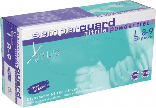Rękawice Semp.Guard 0446, nitrylowe, roz.XL(opak.180szt)