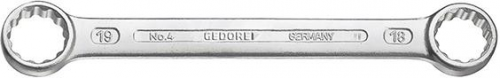 Klucz oczkowy dwustronny prosty 16x17mm GEDORE