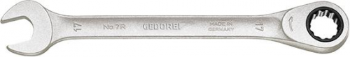 Klucz płasko-oczkowy z grzechotką, 10mm, GEDORE