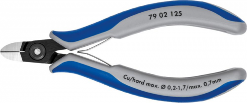 Szczypce tnące boczne, precyzyjne, 125 mm, 79 02 125, KNIPEX