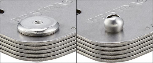 Nit jednostronnie zamyk. ,aluminium, z duzym lbem K16 4,8x10mm GESIPA  (250 szt.)