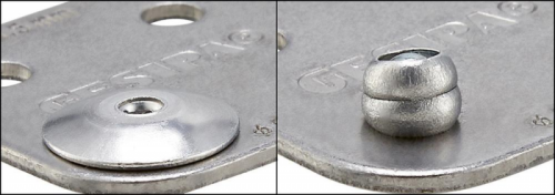 Nit jednostronnie zamyk, alum./stal,z duzym lbem 4,8x10mm GESIPA  (250 szt.)