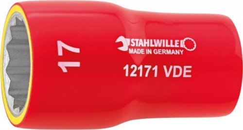 Nasadka 3/8&quot; 11mm, 12-kątna, krótka, izolowana 1000V VDE STAHLWILLE