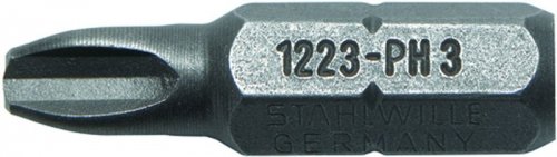 Końcówka wkrętakowa BIT 1/4&quot; PH0 krzyżak.,b.mocna STAHLWILLE