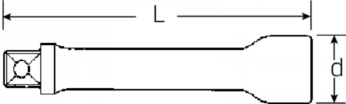 Przedłużka 3/8&quot; L=38mm, rozmiar 1,5 STAHLWILLE
