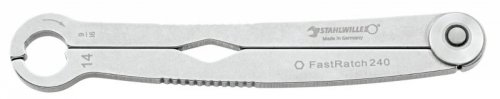 Klucz oczkowy otwarty szybki 17mmx21/32&quot; STAHLWILLE