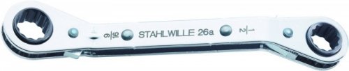 Klucz grzechotkowy 1/4&quot;x5/16&quot; odgięty, AS-drive STAHLWILLE