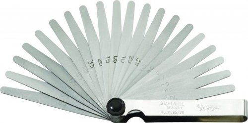 Zestaw szczelinomierzy 20szt. 0,05 -1,00 mm STAHLWILLE
