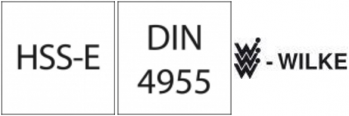 Nóż tok.HSSE DIN4955, spiczasty 12x12x110mm WILKE