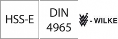 Nóż wytaczak do naroży, prawy podob.do DIN4965 HSSE 12x12x110mmWILKE
