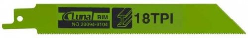 Brzeszczoty szablaste bimetalowe, do metalu 150x19x0,9-18 2-P Luna