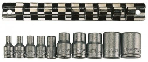 Nasadki TZ w zestawie z chwytem kwadratowym 1/4&quot; i 3/8&quot; M3814 Teng Tools