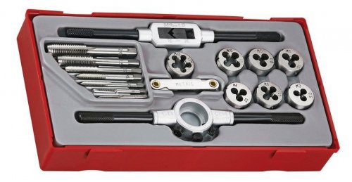 17-elementowy zestaw gwintowników Teng Tools TTTD17