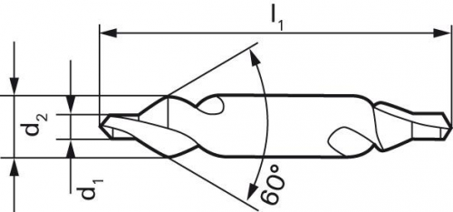 Nawiertak do nakiełków HSS 1,6mm GÜHRING