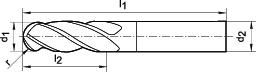 Wiertlo krete DIN338 HSSEszlifowane,typ Ti 5,40mm GÜHRING