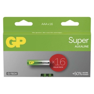 GP Bateria alkaliczna SUPER AAA (LR03) 16PP