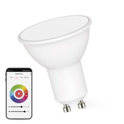 GoSmart Żarówka LED MR16 / GU10 / 4,8 W (35 W) / 400 lm / RGB / ściemnialna / WiFi