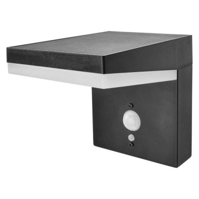 Lampa LED naścienna Garden VEREA solarna, ciepła biel, max 460 lm, IP44, PIR
