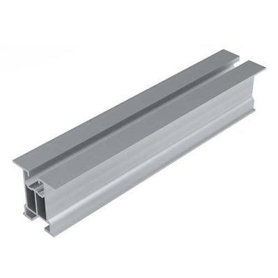 Profil aluminiowy bez ścianek bocznych z kanałem na śrubę teową i wpust, dł. 2220mm