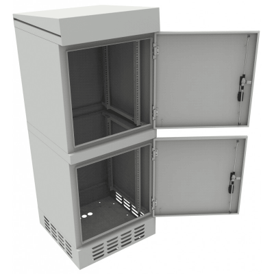 Szafa zewnętrzna wolnostojąca 19&quot; 24U 610x1560x610mm