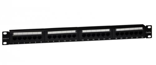 Panel 19&quot; 24xRJ45 UTP kat.5e (1U) z półką