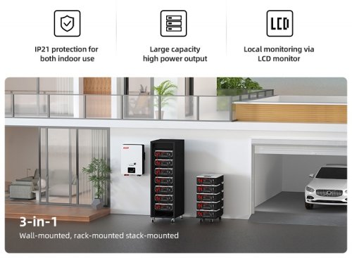 Magazyn energii elektrycznej LiFePO4 10,24kWh LP16-48200 MUST
