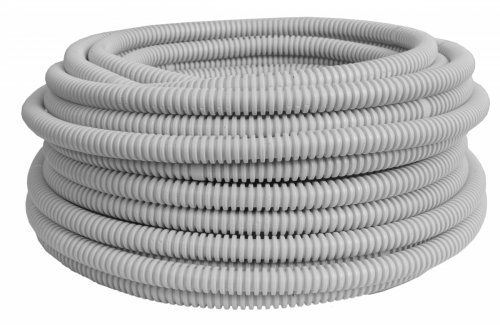 Rura karbowana szara 25/19 320N PCV 6102A-50P Pawbol (50mb)