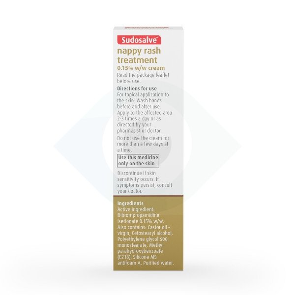 Sudocrem Sudosalve Nappy Rash Treatment Cream 25g - Krem na odparzenia pieluszkowe pupy tyłka