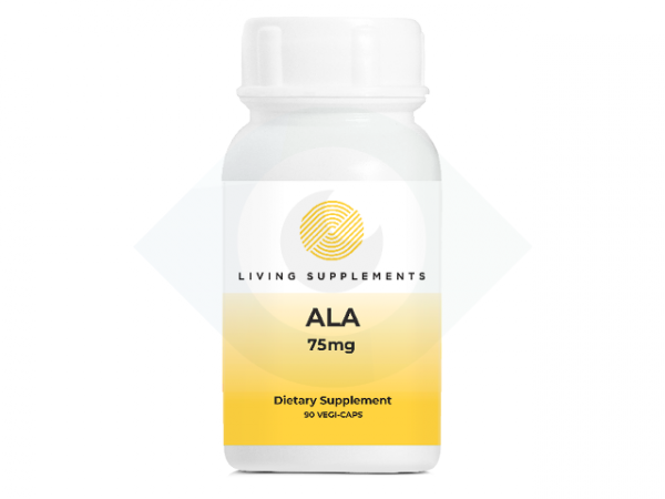 Kwas alfa liponowy ALA 75 mg - 90 kapsułek Alpha Lipoic Acid
