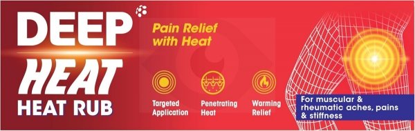 DEEP HEAT 100g maść rozgrzewająca krem przeciwbólowy przeciwzapalny