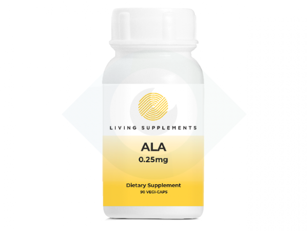 Kwas alfa liponowy ALA 0.25 mg - 90 kapsułek Alpha Lipoic Acid