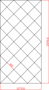 Lustro Glamour 1272,8mm x 2545,6mm faza 12mm