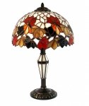 Lampka witrażowa nocna biurkowa JESIEŃ H-48 cm