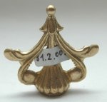 Końcówka ozdobna mosiężna, końcówka dekoracyjna do lamp