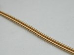 Przewód kabel płaski oplot złoty 2X0,5 