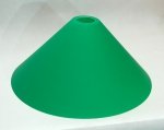 Klosz plastykowy stożek 34cm E27 do lamp