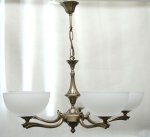 Żyrandol mosiężny,lampa wisząca mosiężna