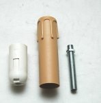 Gilza świeczka osłonka komplet z oprawką H-105mm