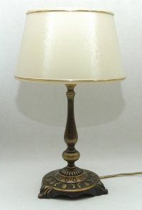 Lampka klasyczna metalowa, lampka nocna 