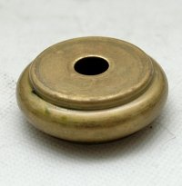 Zaślepka mosiężna do rury fi 38mm, dekiel osadczy 