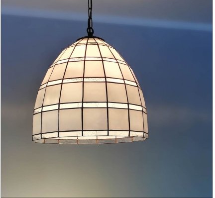 Lampa żyrandol zwis witraż PARYŻ 30cm
