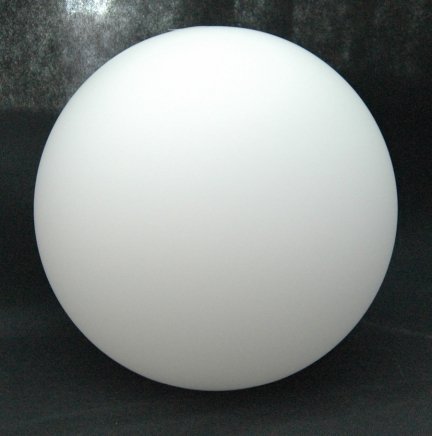 Klosz szklany kula 30cm mat do lamp