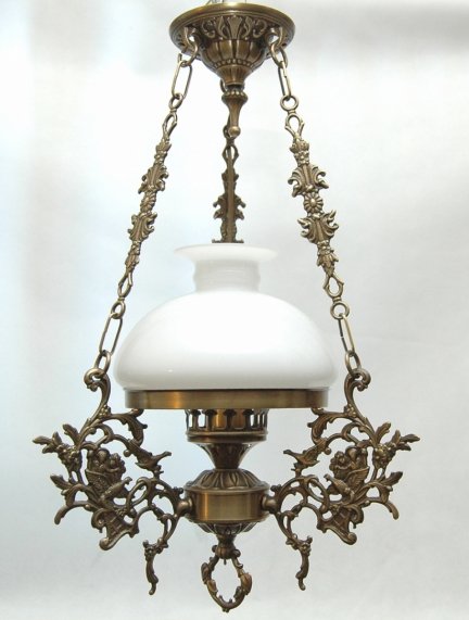 Żyrandol mosiężny,lampa wisząca mosiężna