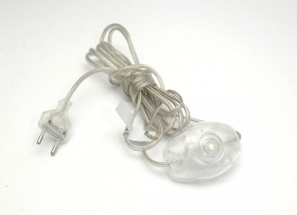 Kabel przewód z wtyczką i wyłącznikiem 3,5m do lampki