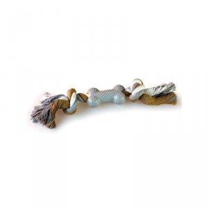 Arquivet Kość szara z podwójnym węzłem dla psa - 30 cm