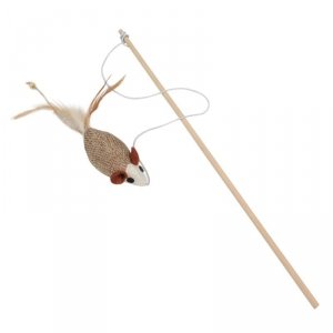 ARQUIVET Zabawka dla kota wędka z myszką 40 cm
