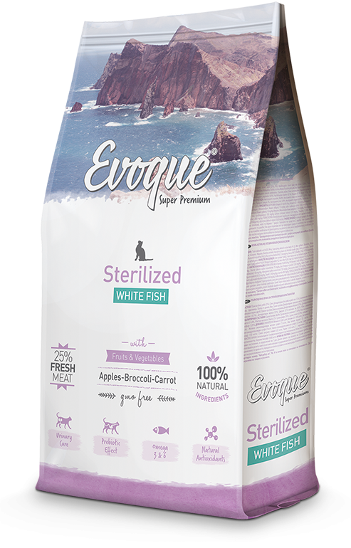 Evoque Cat Sterilised Biała Ryba Super Premium 1,5kg